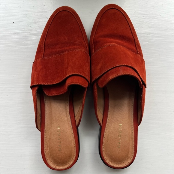 Halogen Orange Suede Mule - Picture 1 of 3